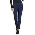 thumbnail image 1 of Cherokee Statement Women's Scrubs Pant Mid Rise Straight Leg Drawstring CK055, 1 of 5