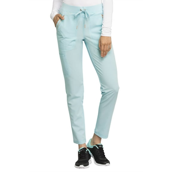 Cherokee Statement Women's Scrubs Pant Mid Rise Straight Leg Drawstring CK055