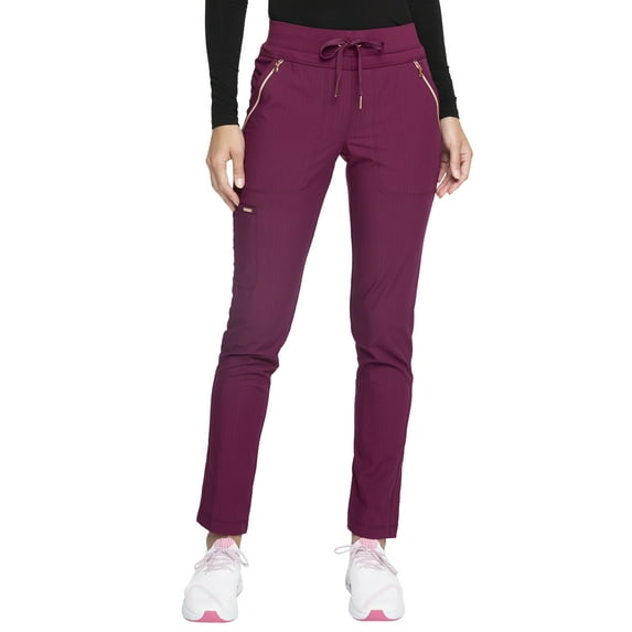 Cherokee Statement Women's Scrubs Pant Mid Rise Straight Leg Drawstring CK055