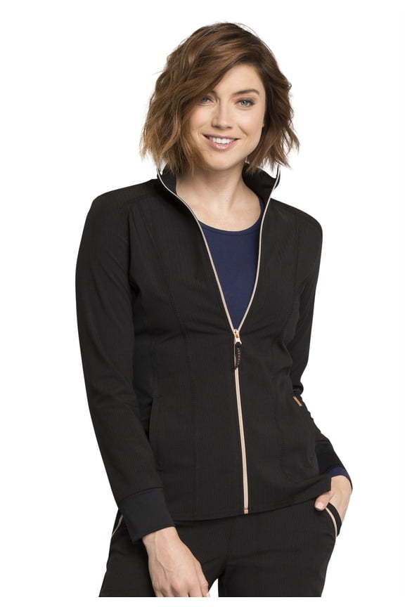 Statement Women's Warm Up Scrubs Jacket Zip Front CK365