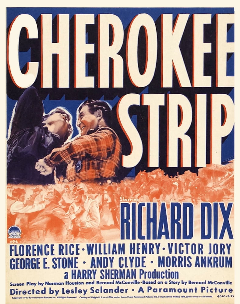 Cherokee Strip Canvas Art - (11 x 17)