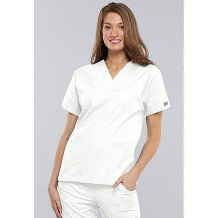 Cherokee V-Neck Scrub Top for Women with 3 Pockets & Dolman Sleeve - 4700
