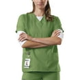 thumbnail image 1 of Cherokee V-Neck Scrub Top for Women with 3 Pockets & Dolman Sleeve - 4700, 1 of 3