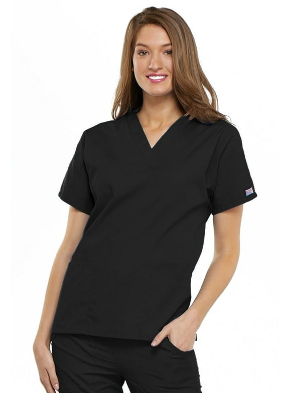 Cherokee V-Neck Scrub Top for Women with 3 Pockets & Dolman Sleeve - 4700