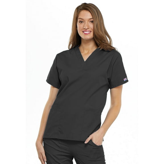 Cherokee V-Neck Scrub Top for Women with 3 Pockets & Dolman Sleeve - 4700