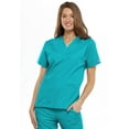 thumbnail image 1 of Cherokee V-Neck Scrub Top for Women with 3 Pockets & Dolman Sleeve - 4700, 1 of 6