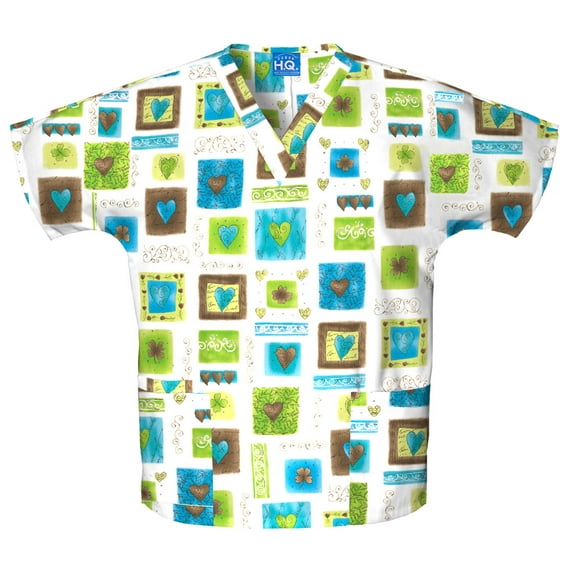 Cherokee V-Neck Scrub Top for Women with 3 Pockets & Dolman Sleeve - 4700