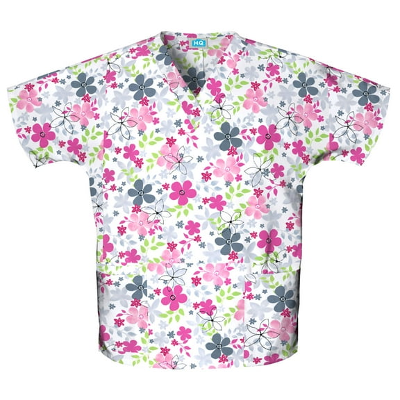 Cherokee V-Neck Scrub Top for Women with 3 Pockets & Dolman Sleeve - 4700