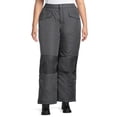 thumbnail image 1 of Cherokee Women's Insulated Water-Resistant Relaxed Fit Ski Pants, 1 of 7