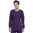 thumbnail image 1 of Cherokee Women's Snap Front Scrub Jacket with 3 Pockets and Knit Cuff - WW340, 1 of 7
