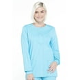 thumbnail image 1 of Cherokee Women's Snap Front Scrub Jacket with 3 Pockets and Knit Cuff - WW340, 1 of 6