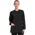 thumbnail image 1 of Cherokee Women's Snap Front Scrub Jacket with 3 Pockets and Knit Cuff - WW340, 1 of 10