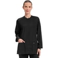 thumbnail image 1 of Cherokee Women's Snap Front Scrub Jacket with 3 Pockets and Knit Cuff - WW340, 1 of 10