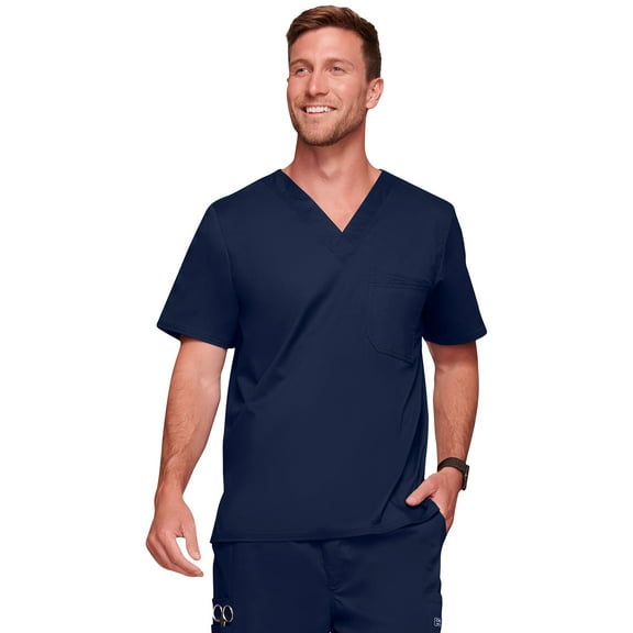Cherokee Workwear Core Stretch Men Scrubs Top V-Neck 4743