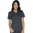 thumbnail image 1 of Cherokee Workwear Core Stretch Scrubs Top for Women V-Neck WW630, XS, Pewter, 1 of 6