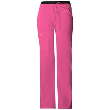 Cherokee Workwear Core Stretch Women's Scrubs Pant Low Rise Drawstring Cargo 24001