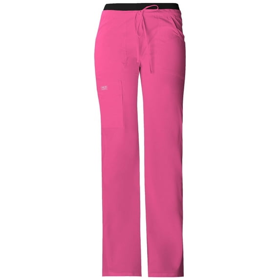 Cherokee Workwear Core Stretch Women's Scrubs Pant Low Rise Drawstring Cargo 24001