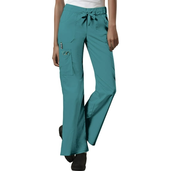 Cherokee Workwear Core Stretch Women's Scrubs Pant Low Rise Drawstring Cargo 24001