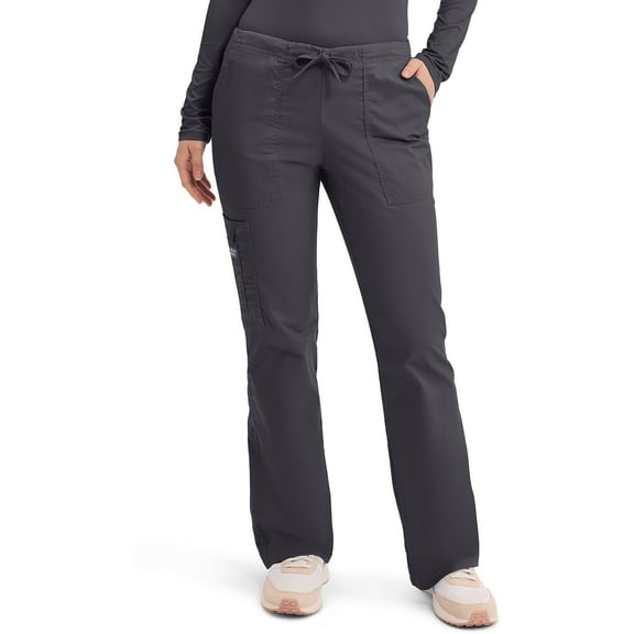 Cherokee Workwear Core Stretch Women's Scrubs Pant Mid Rise Drawstring Cargo 4044