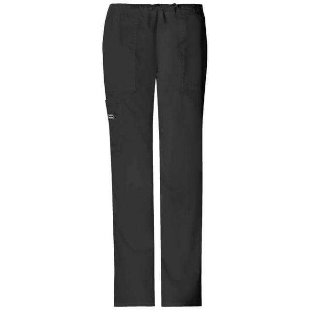 Cherokee Workwear Core Stretch Women's Scrubs Pant Mid Rise Drawstring Cargo 4044