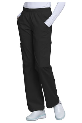 Workwear Core Stretch Women's Scrubs Pant Mid Rise Pull-On Cargo 4005
