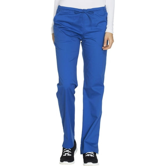 Cherokee Workwear Core Stretch Women's Scrubs Pant Mid Rise Straight Leg Drawstring WW130