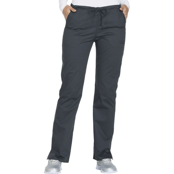 Cherokee Workwear Core Stretch Women's Scrubs Pant Mid Rise Straight Leg Drawstring WW130