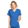 thumbnail image 1 of Cherokee Workwear Core Stretch Women's Scrubs Top Mock Wrap 4728, 1 of 6