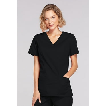Cherokee Workwear Core Stretch Women's Scrubs Top Mock Wrap 4728