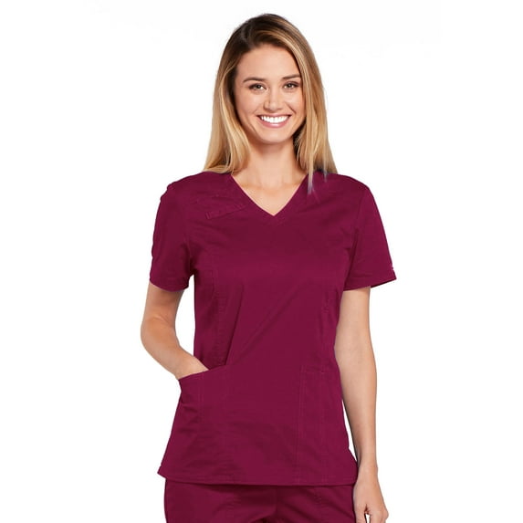 Cherokee Workwear Core Stretch Women's Scrubs Top V-Neck 4710