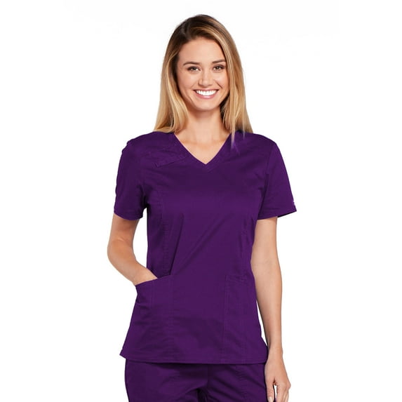 Cherokee Workwear Core Stretch Women's Scrubs Top V-Neck 4710