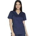 thumbnail image 1 of Cherokee Workwear Core Stretch Women's Scrubs Top V-Neck WW630 Female Navy, 1 of 6