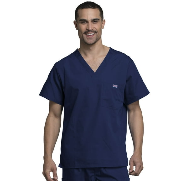 Cherokee Workwear Originals Men Scrubs Top V-Neck 4789