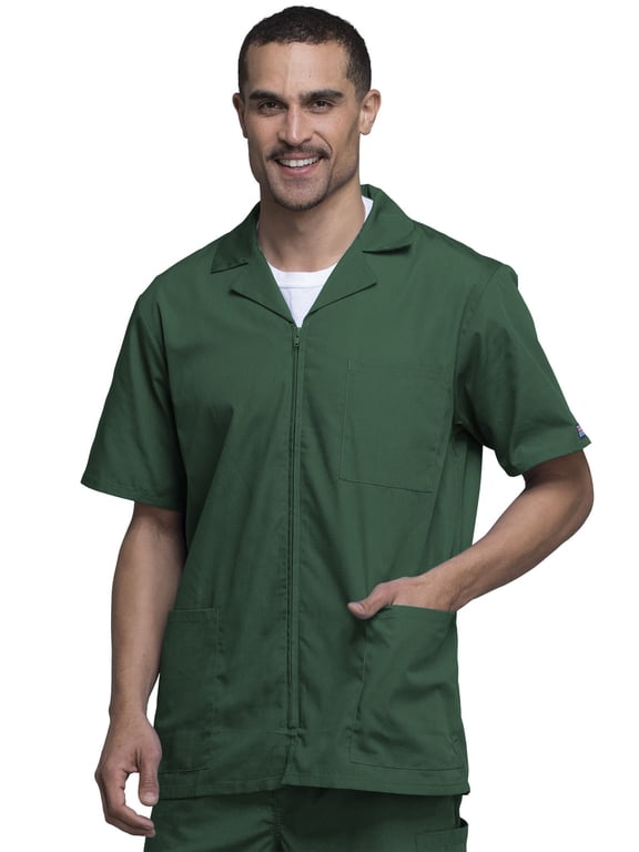 Workwear Originals Men Warm Up Scrubs Jacket Zip Front 4300