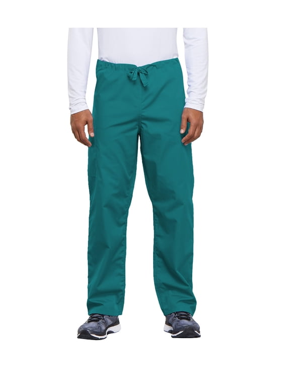 WW Originals Unisex Scrub Pants for Men & Women Straight-Leg Pant Teal Blue L