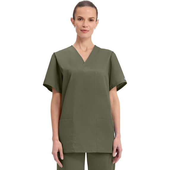Cherokee Workwear Originals Men & Women's Scrubs Top V-Neck 4876