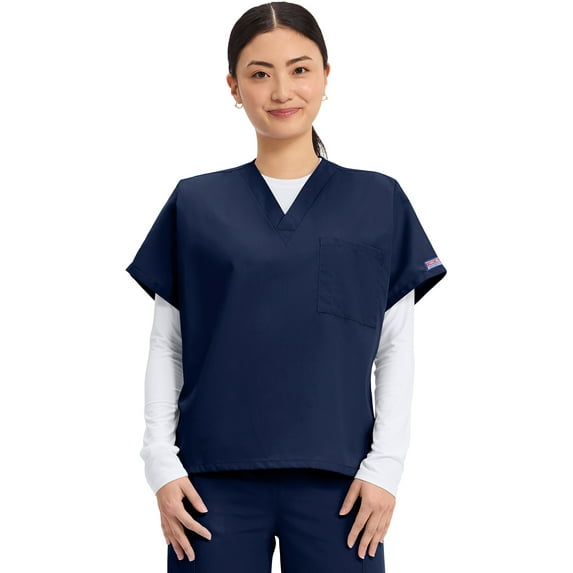 Cherokee Workwear Originals Men & Women's Scrubs Top V-Neck Tunic 4777