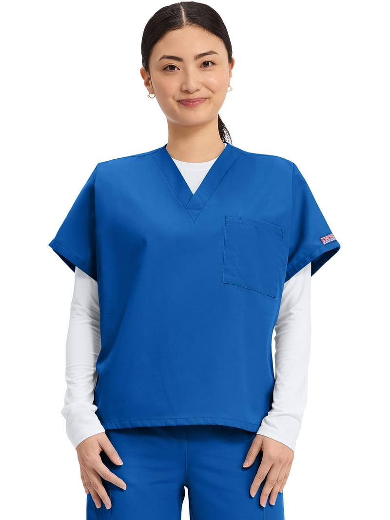 Cherokee Workwear Unisex V-Neck Scrubs Top Tunic 4777, Nurse