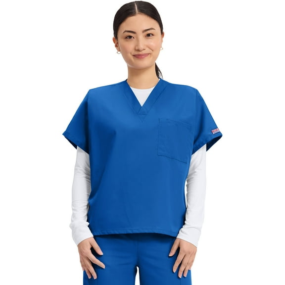 Cherokee Workwear Originals Men & Women's Scrubs Top V-Neck Tunic 4777