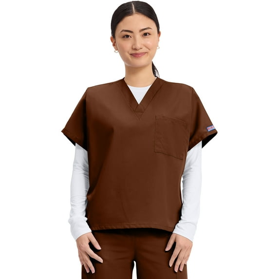 Cherokee Workwear Originals Men & Women's Scrubs Top V-Neck Tunic 4777