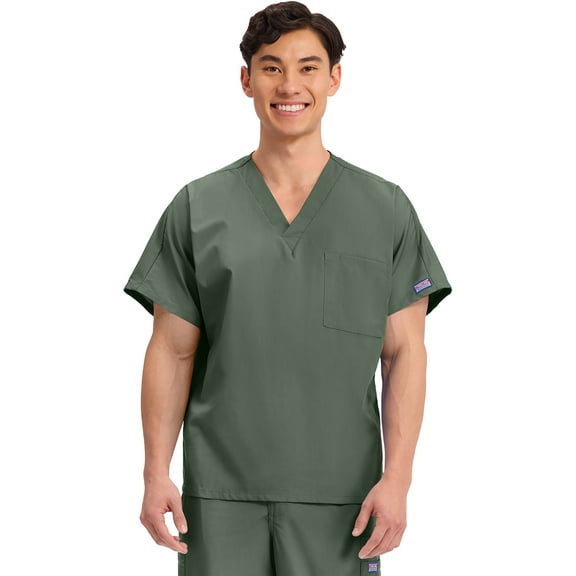 Cherokee Workwear Originals Men & Women's Scrubs Top V-Neck Tunic 4777