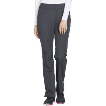 Cherokee Workwear Originals Women's Scrubs Pant Mid Rise Straight Leg Pull-On Cargo WW210