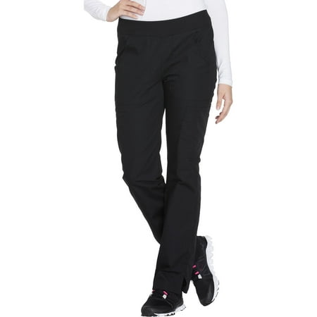 Cherokee Workwear Originals Women's Scrubs Pant Mid Rise Straight Leg Pull-On Cargo WW210