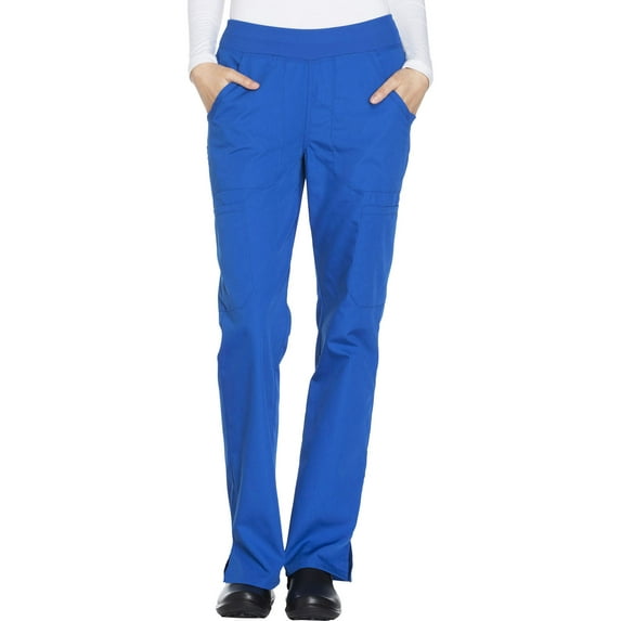 Cherokee Workwear Originals Women's Scrubs Pant Mid Rise Straight Leg Pull-On Cargo WW210