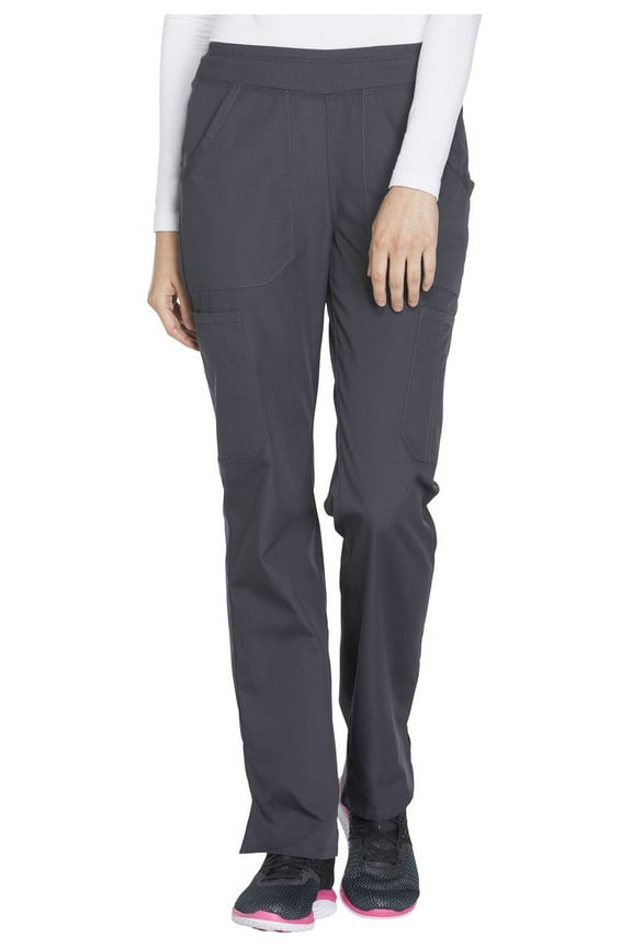Workwear Originals Women's Scrubs Pant Mid Rise Straight Leg Pull-On Cargo WW210