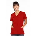 thumbnail image 1 of Cherokee Workwear Originals Women's Scrubs Top Snap Front V-Neck 4770, 1 of 5