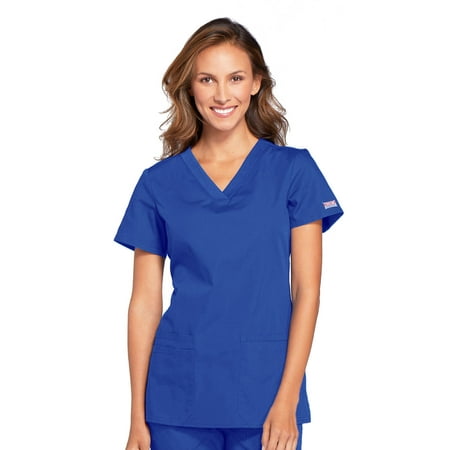 Cherokee Workwear Originals Women's Scrubs V-Neck Top with 3 Pockets - WW645