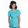 thumbnail image 1 of Cherokee Workwear Professionals Maternity Women's Scrubs Top Mock Wrap WW685, 1 of 5