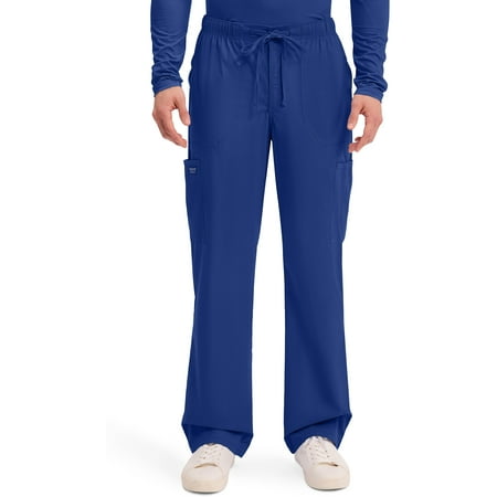Cherokee Workwear Professionals Men Scrubs Pant Tapered Leg Drawstring Cargo WW190