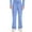 Ciel Blue, variant on Cherokee Workwear Professionals Men Scrubs Pant Tapered Leg Drawstring Cargo WW190